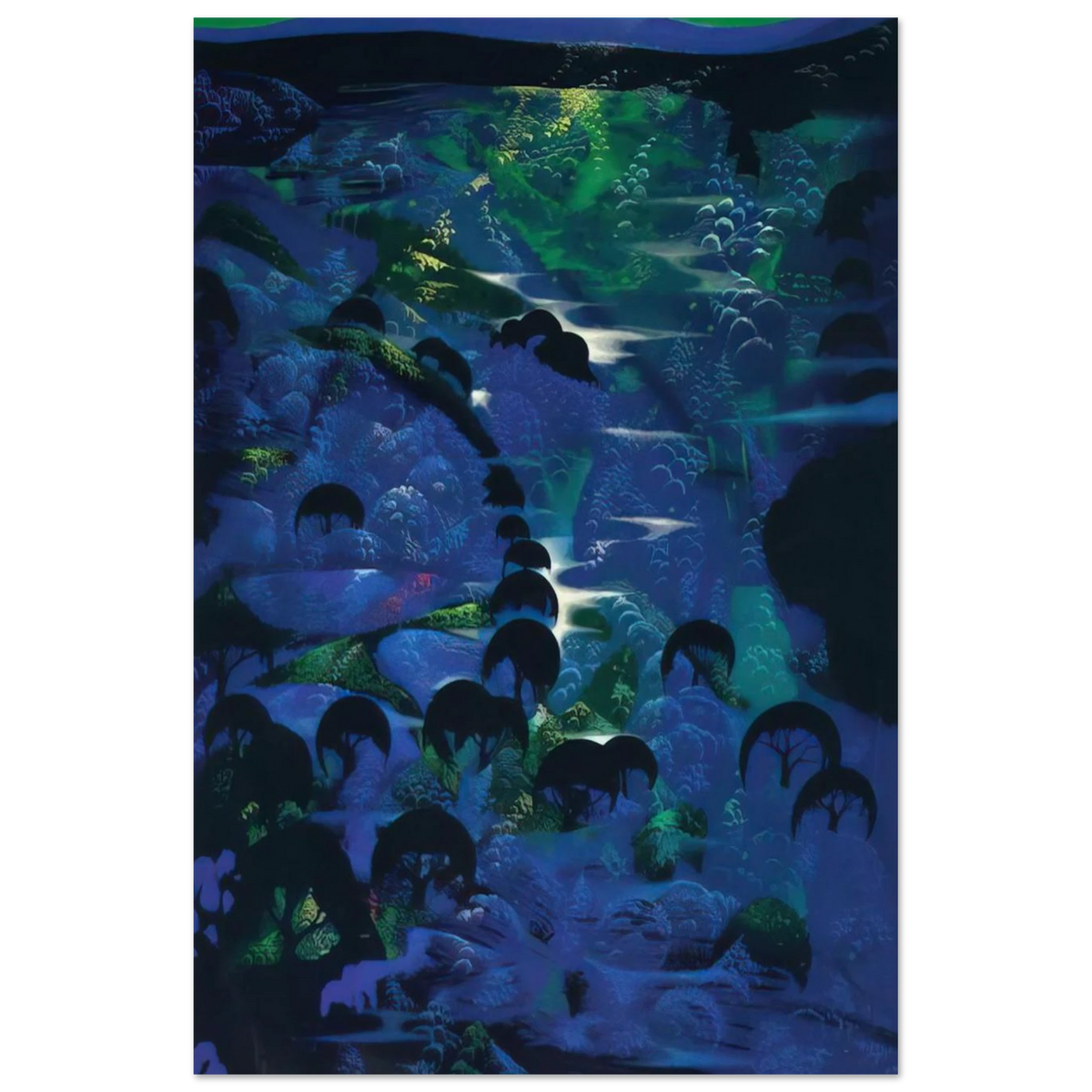 Beneath an Emerald Sky Poster | Eyvind Earle Poster | Eyvind Earle Prints
