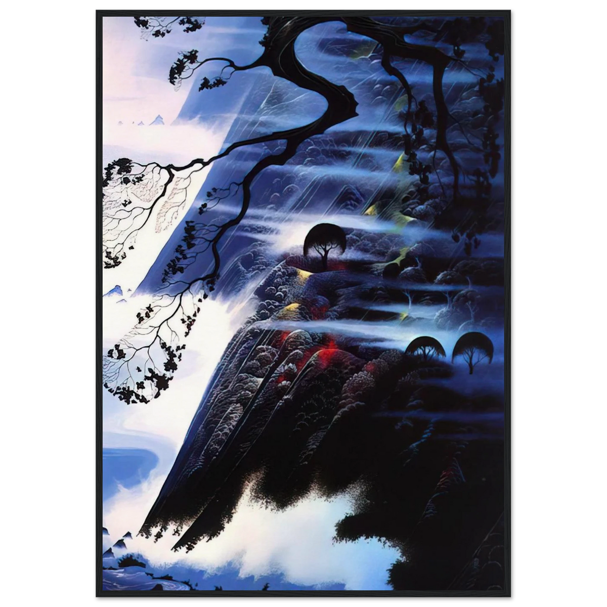 Fog Light Framed Poster | Eyvind Earle Framed Prints Wall Art | Eyvind Earle Prints
