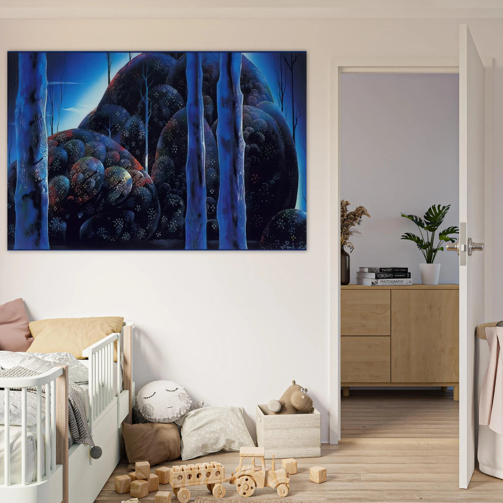 Moonlit Eucalyptus Poster | Eyvind Earle Poster | Eyvind Earle Prints
