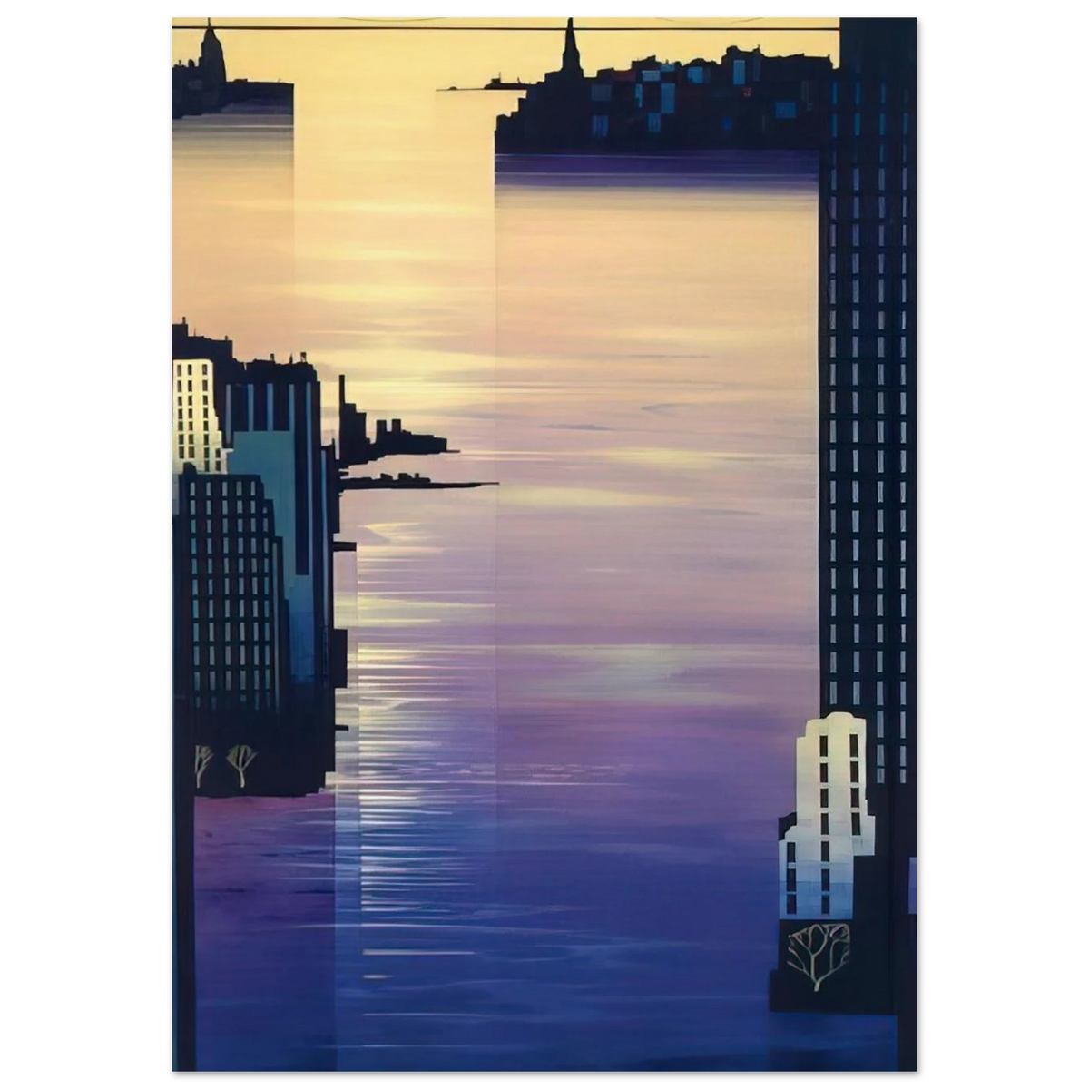East River Poster | Eyvind Earle Poster | Eyvind Earle Prints