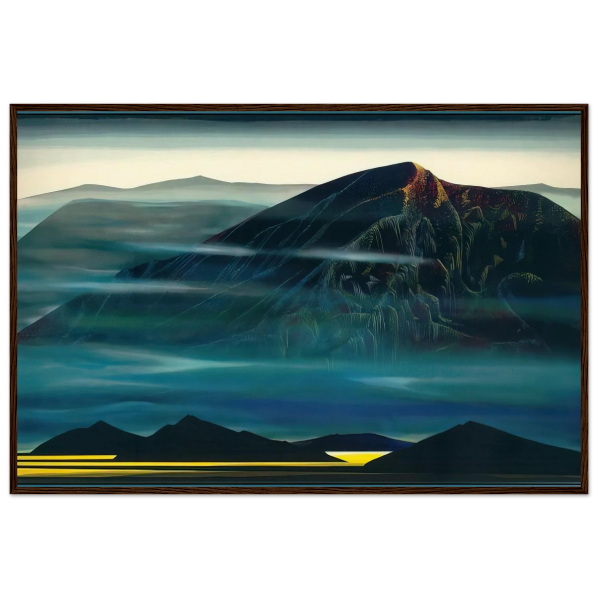 Santa Fe Trail new Serigrap Framed Poster | Eyvind Earle Framed Prints Wall Art | Eyvind Earle Prints