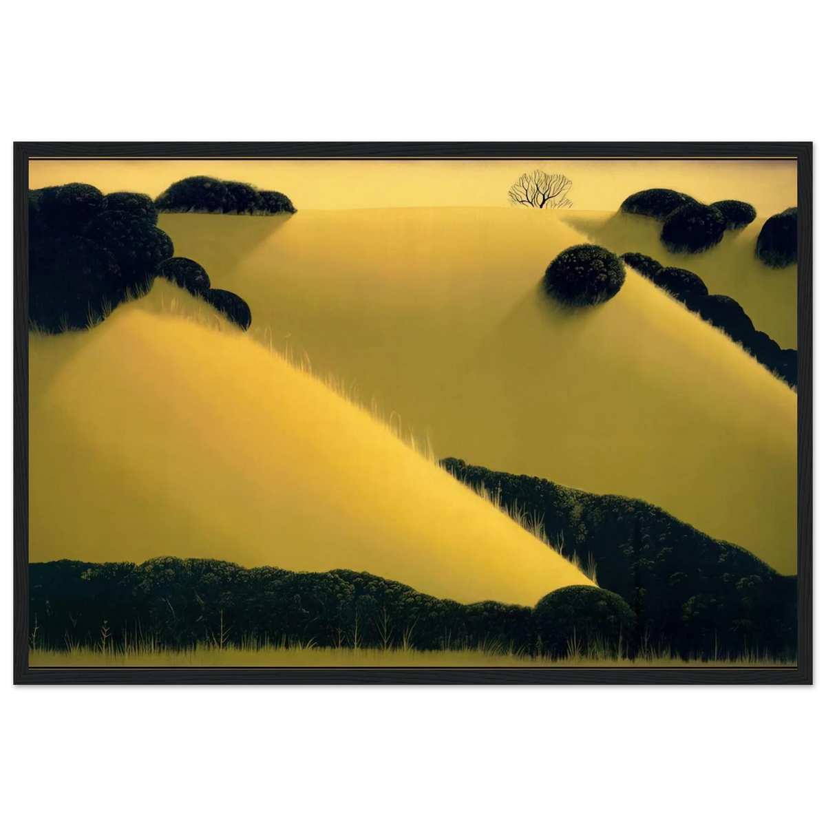 Golden Hills Framed Poster | Eyvind Earle Framed Prints Wall Art | Eyvind Earle Prints
