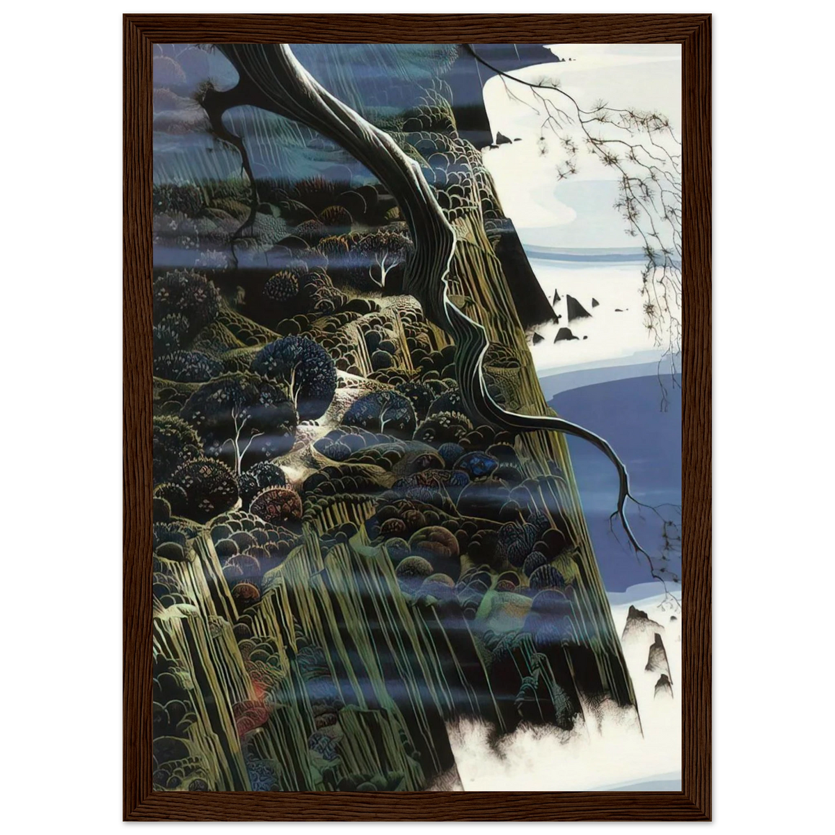 From Out of the Sea Framed Poster | Eyvind Earle Framed Prints Wall Art | Eyvind Earle Prints