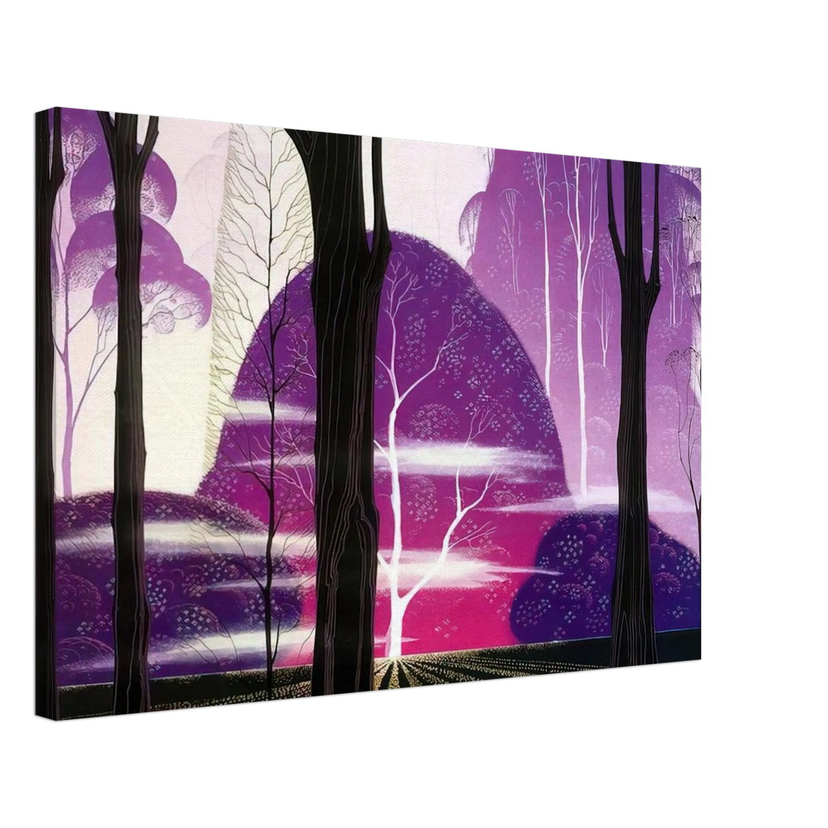 Purple Dawn Canvas | Eyvind Earle Canvas | Eyvind Earle Prints
