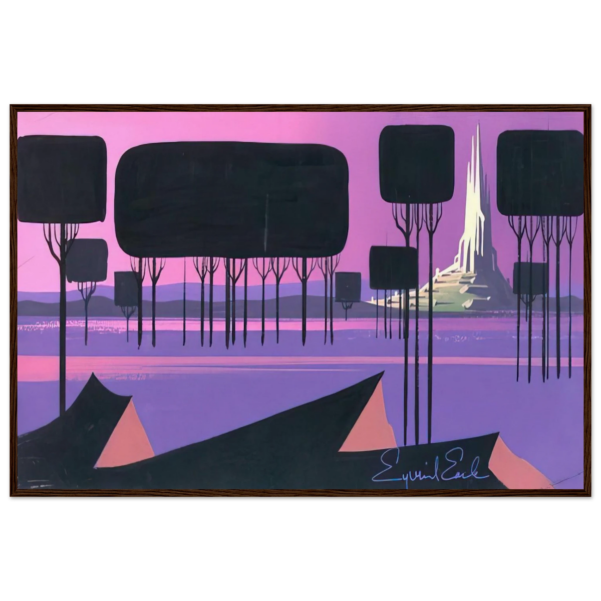 Sleeping Beauty Framed Poster | Eyvind Earle Framed Prints Wall Art | Eyvind Earle Prints