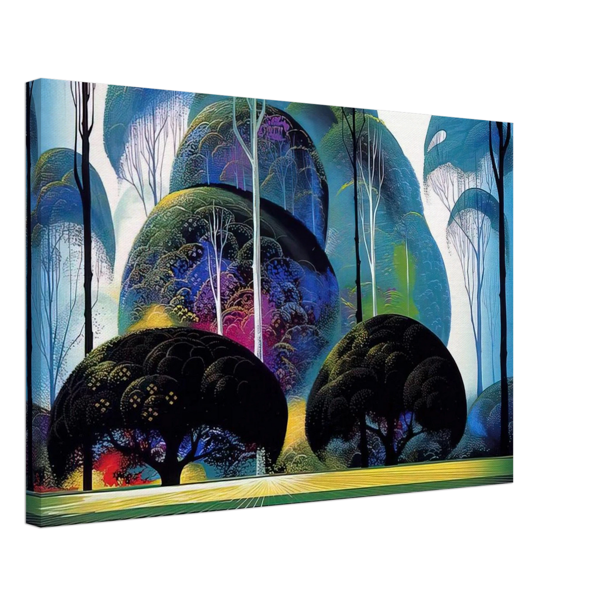 Green Forest Canvas | Eyvind Earle Canvas | Eyvind Earle Prints