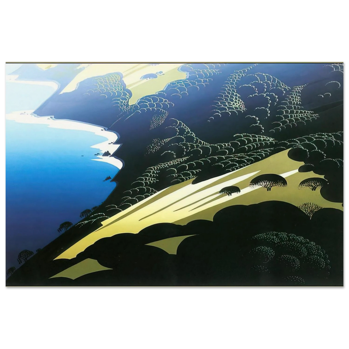 Seaside Pastures Poster | Eyvind Earle Poster | Eyvind Earle Prints