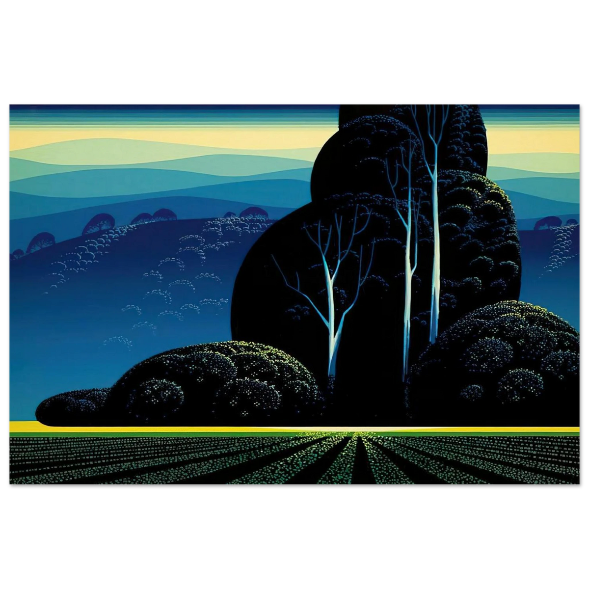 Even Tide Poster | Eyvind Earle Poster | Eyvind Earle Prints