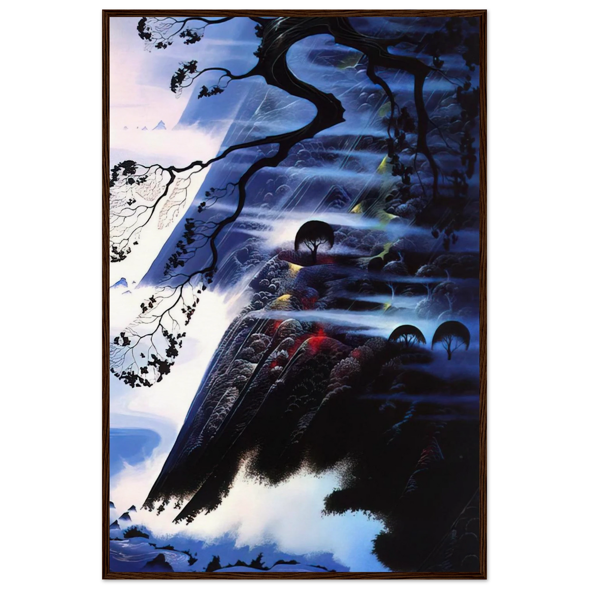 Fog Light Framed Poster | Eyvind Earle Framed Prints Wall Art | Eyvind Earle Prints