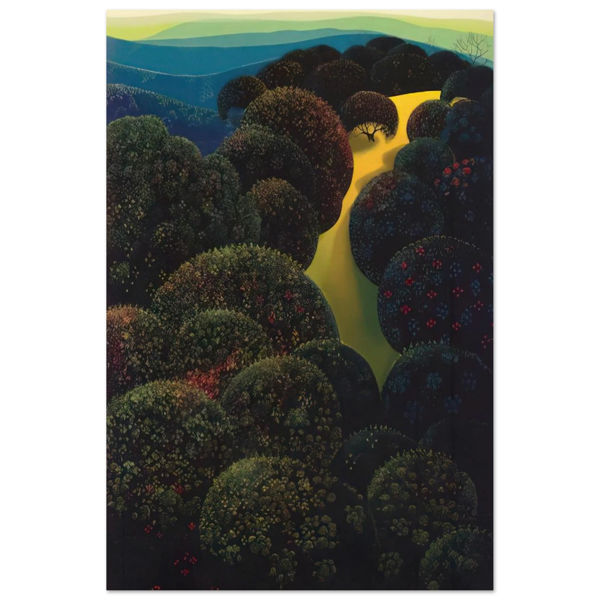 Hidden Pasture Poster | Eyvind Earle Poster | Eyvind Earle Prints