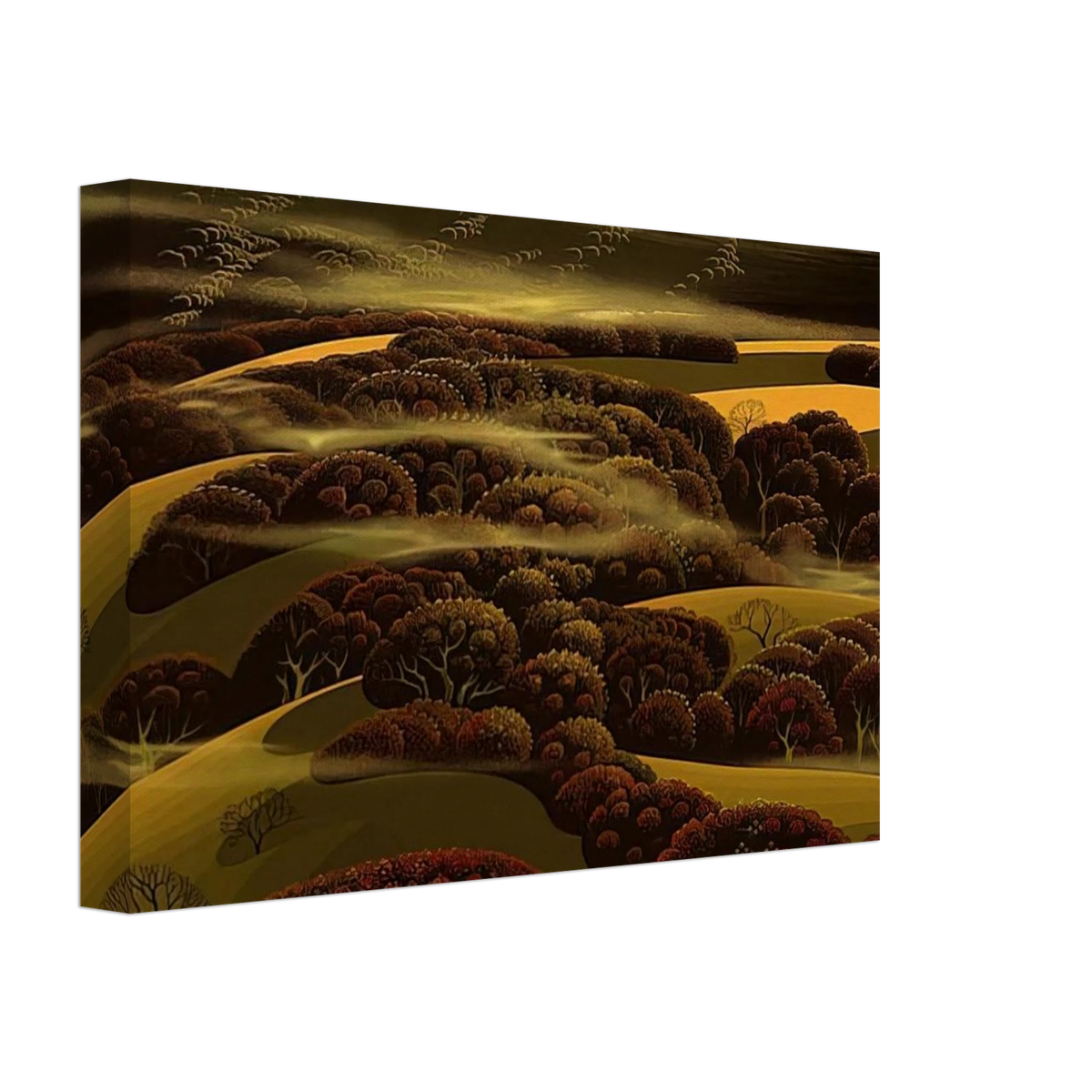 When the Fog Rolls In Canvas | Eyvind Earle Canvas | Eyvind Earle Prints