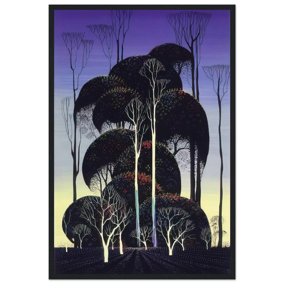 Forest Arabesque Framed Poster | Eyvind Earle Framed Prints Wall Art | Eyvind Earle Prints