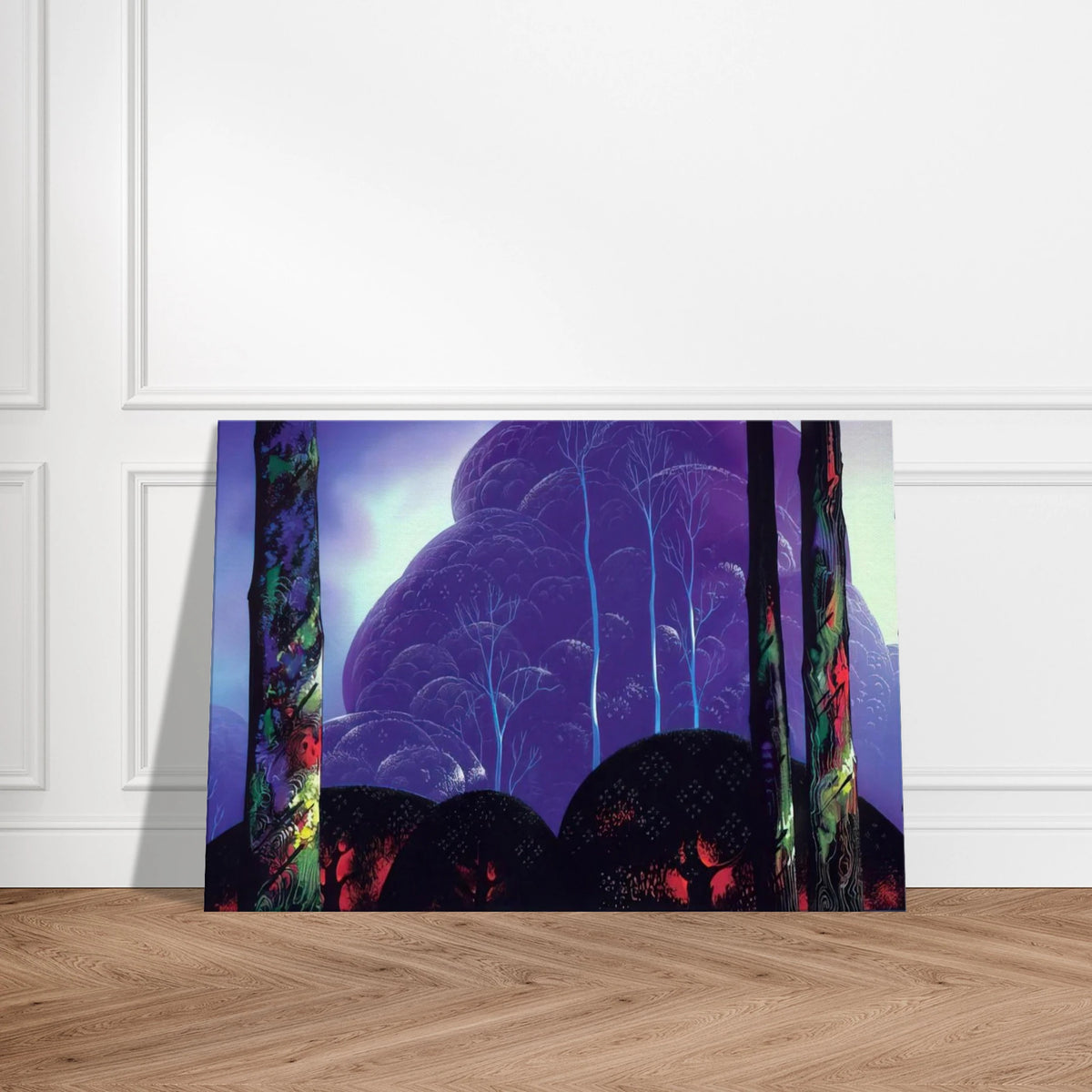 Purple Sunset Canvas | Eyvind Earle Canvas | Eyvind Earle Prints