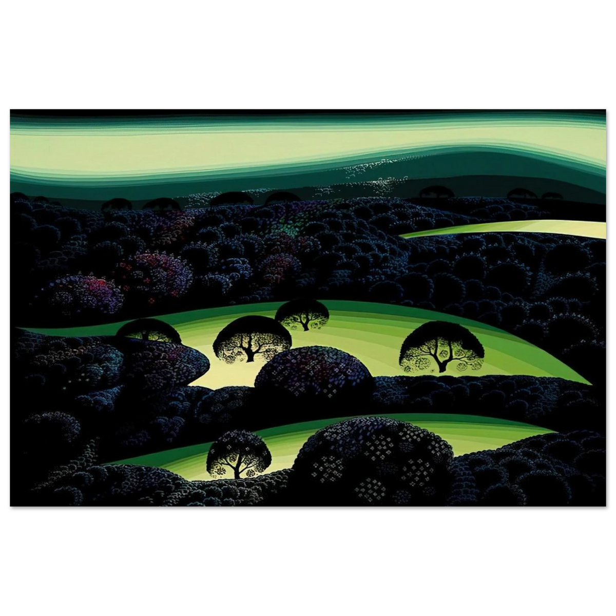 Nocturne Poster | Eyvind Earle Poster | Eyvind Earle Prints