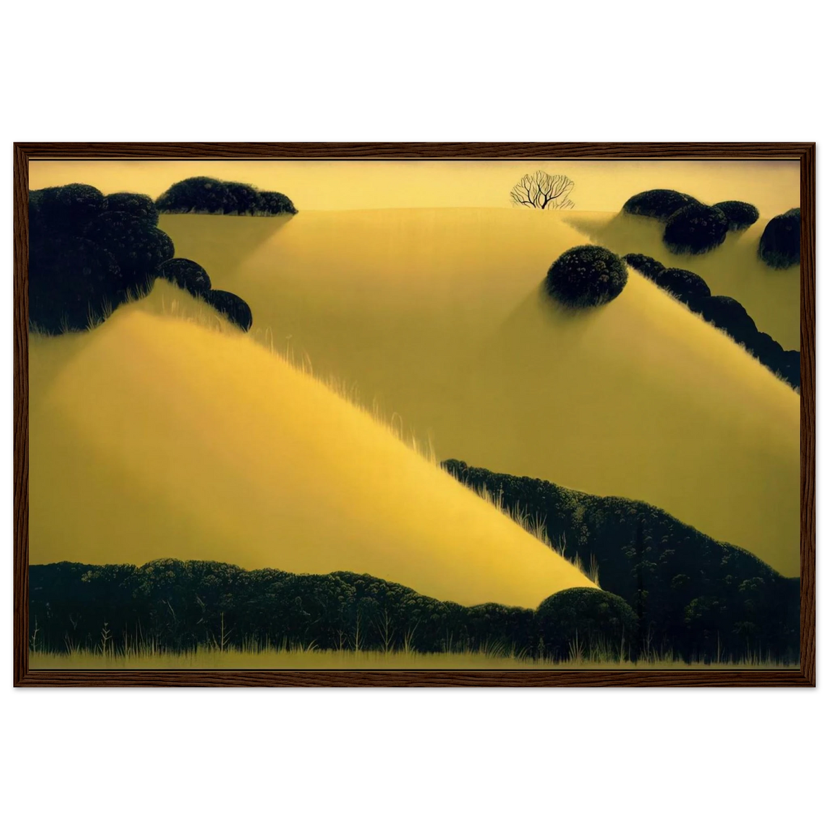 Golden Hills Framed Poster | Eyvind Earle Framed Prints Wall Art | Eyvind Earle Prints