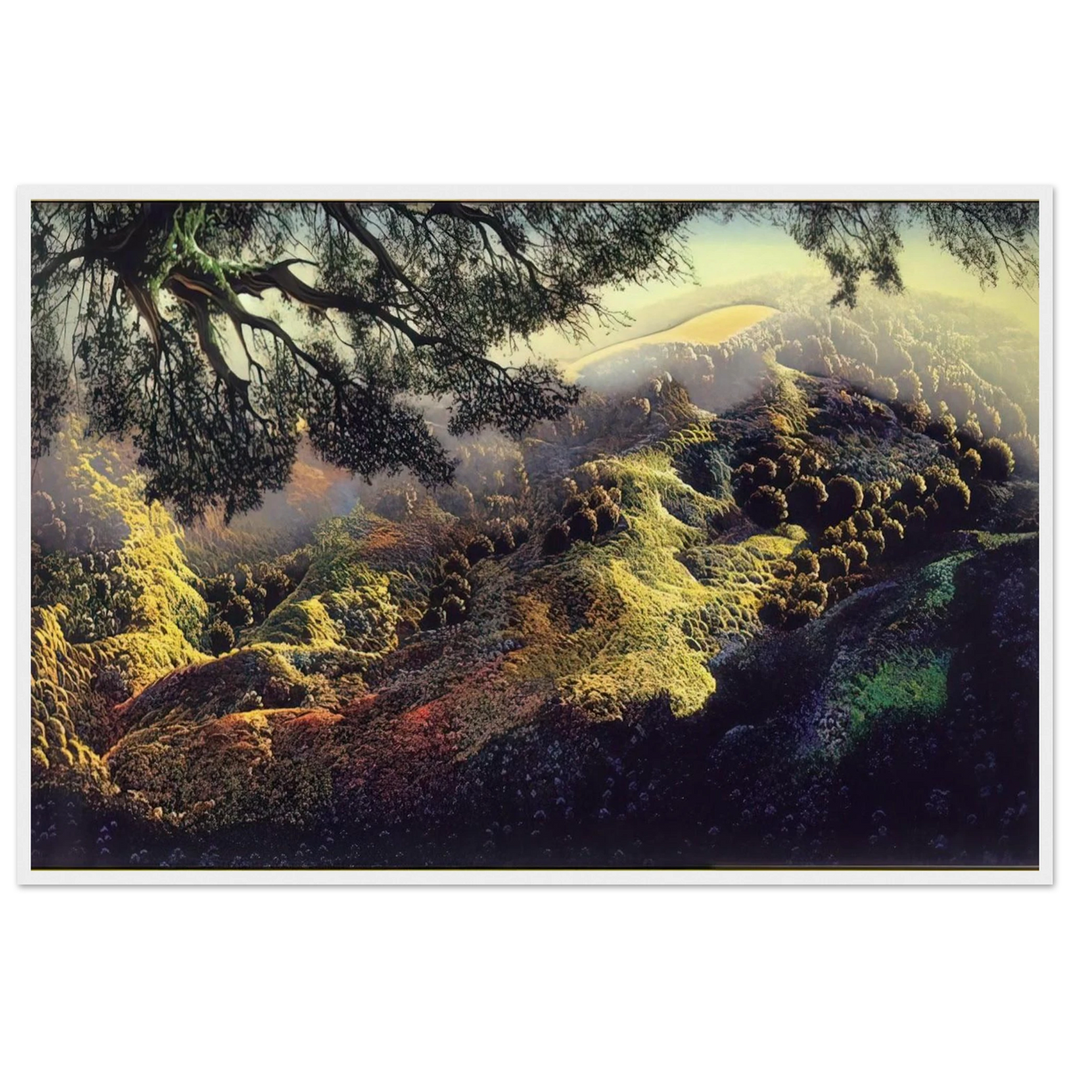Paradise Framed Poster | Eyvind Earle Framed Prints Wall Art | Eyvind Earle Prints