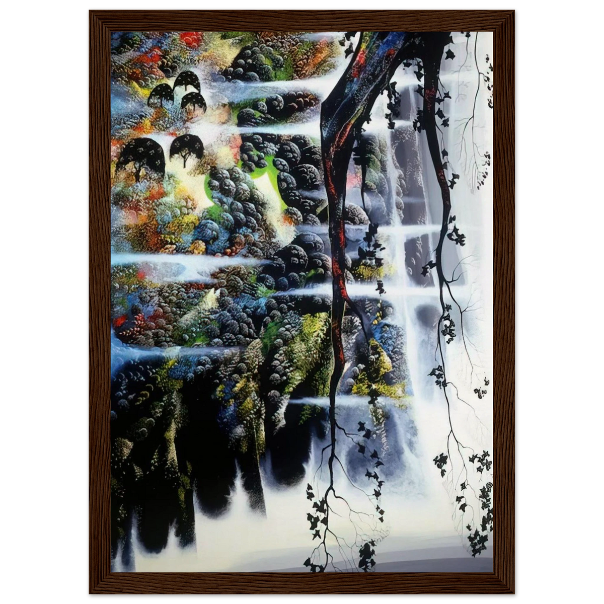Seaside Wilderness Framed Poster | Eyvind Earle Framed Prints Wall Art | Eyvind Earle Prints