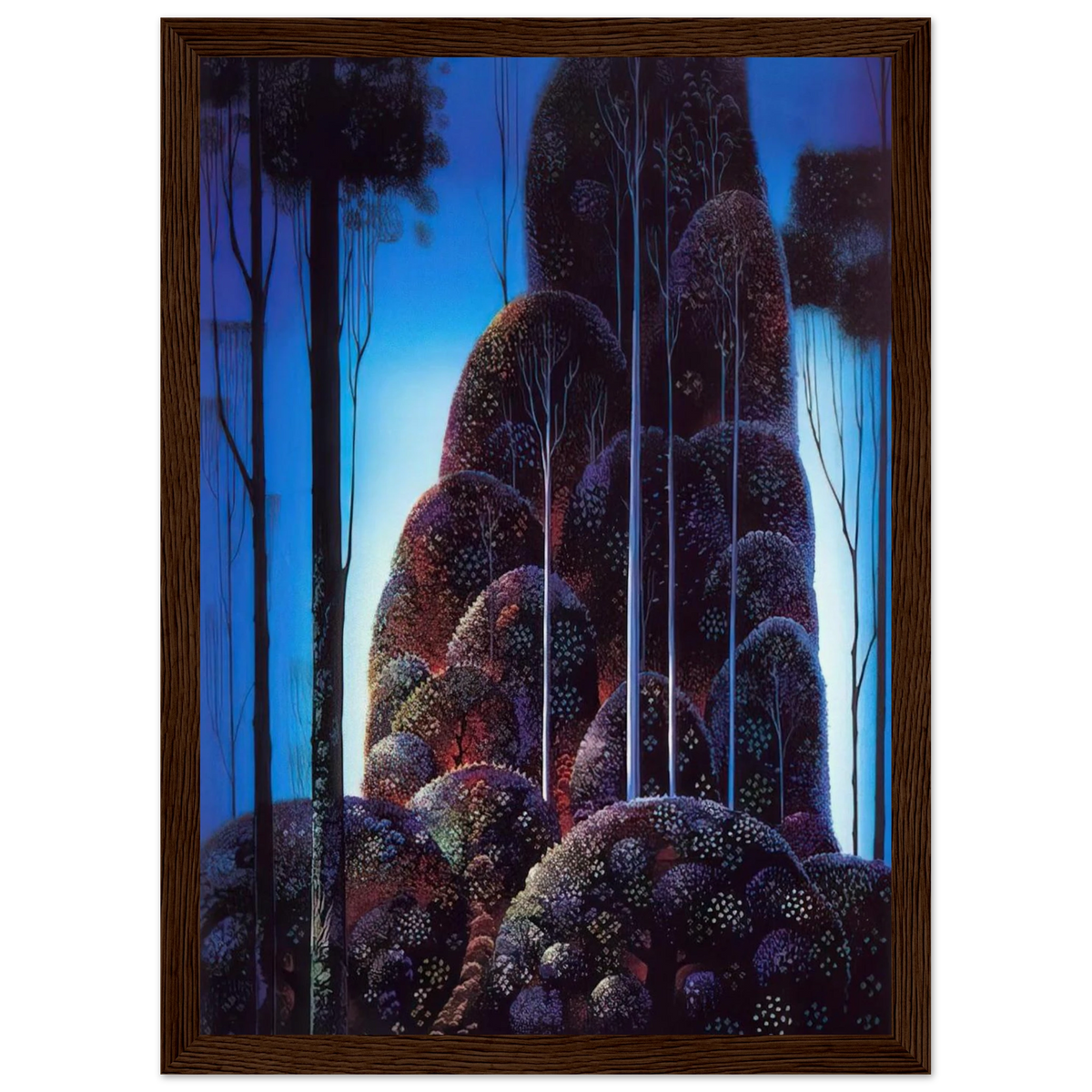 Tall Trees Framed Poster | Eyvind Earle Framed Prints Wall Art | Eyvind Earle Prints