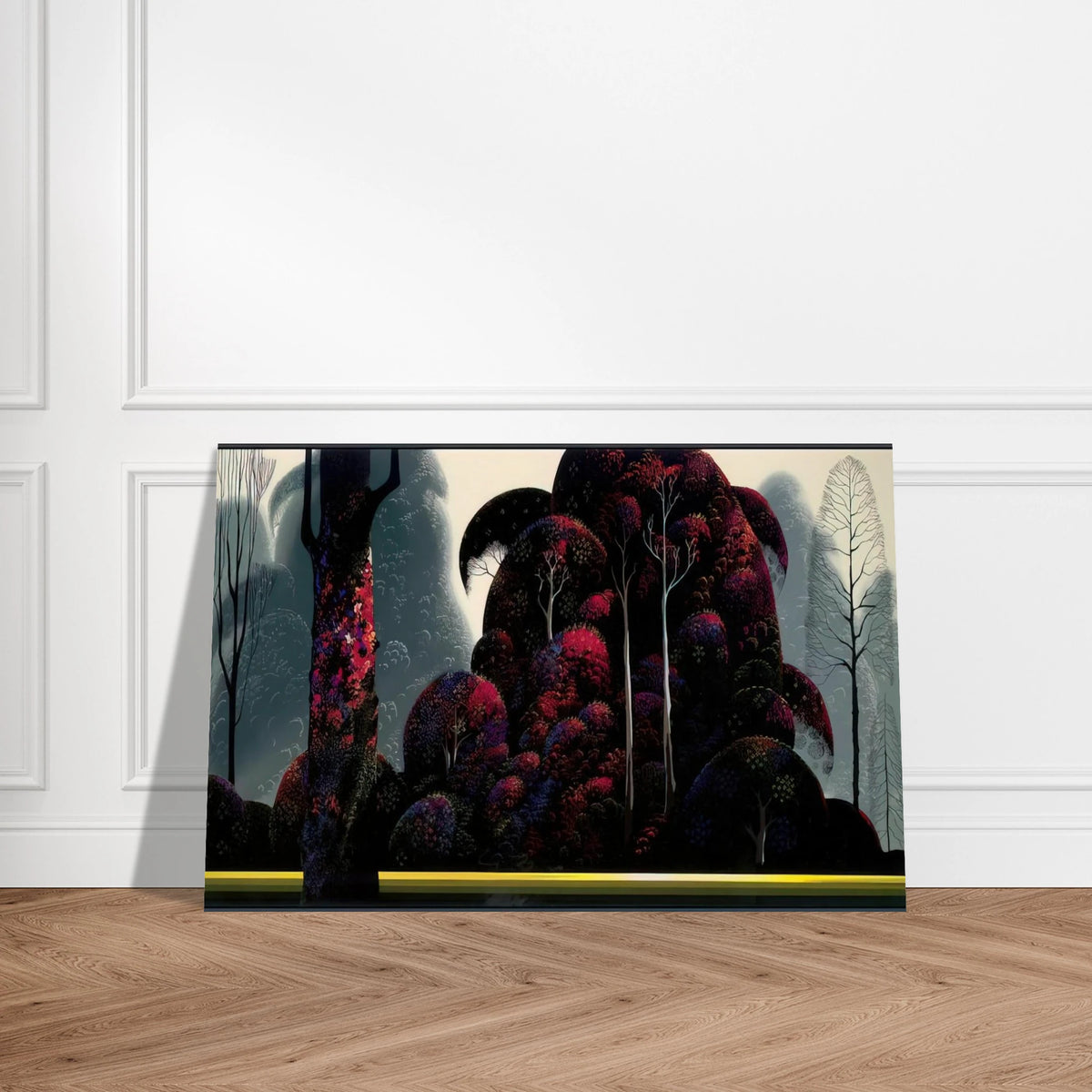 Crimson Eucalyptus Poster | Eyvind Earle Poster | Eyvind Earle Prints
