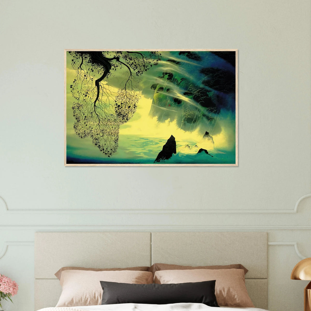 A Swirl of Fog Framed Poster | Eyvind Earle Framed Prints Wall Art | Eyvind Earle Prints