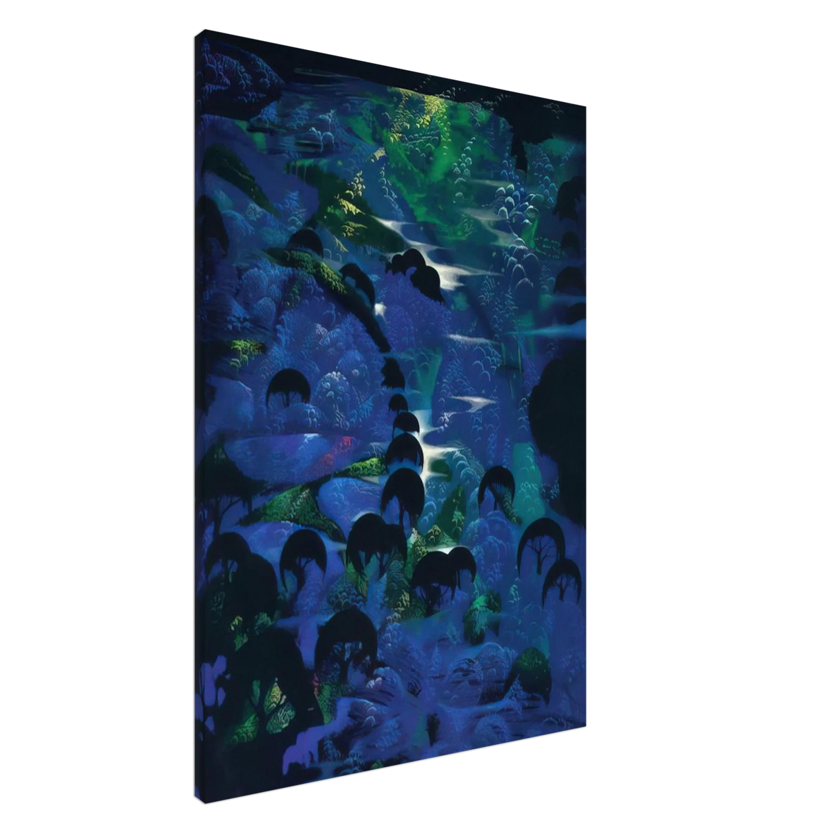 Beneath an Emerald Sky Canvas | Eyvind Earle Canvas | Eyvind Earle Prints