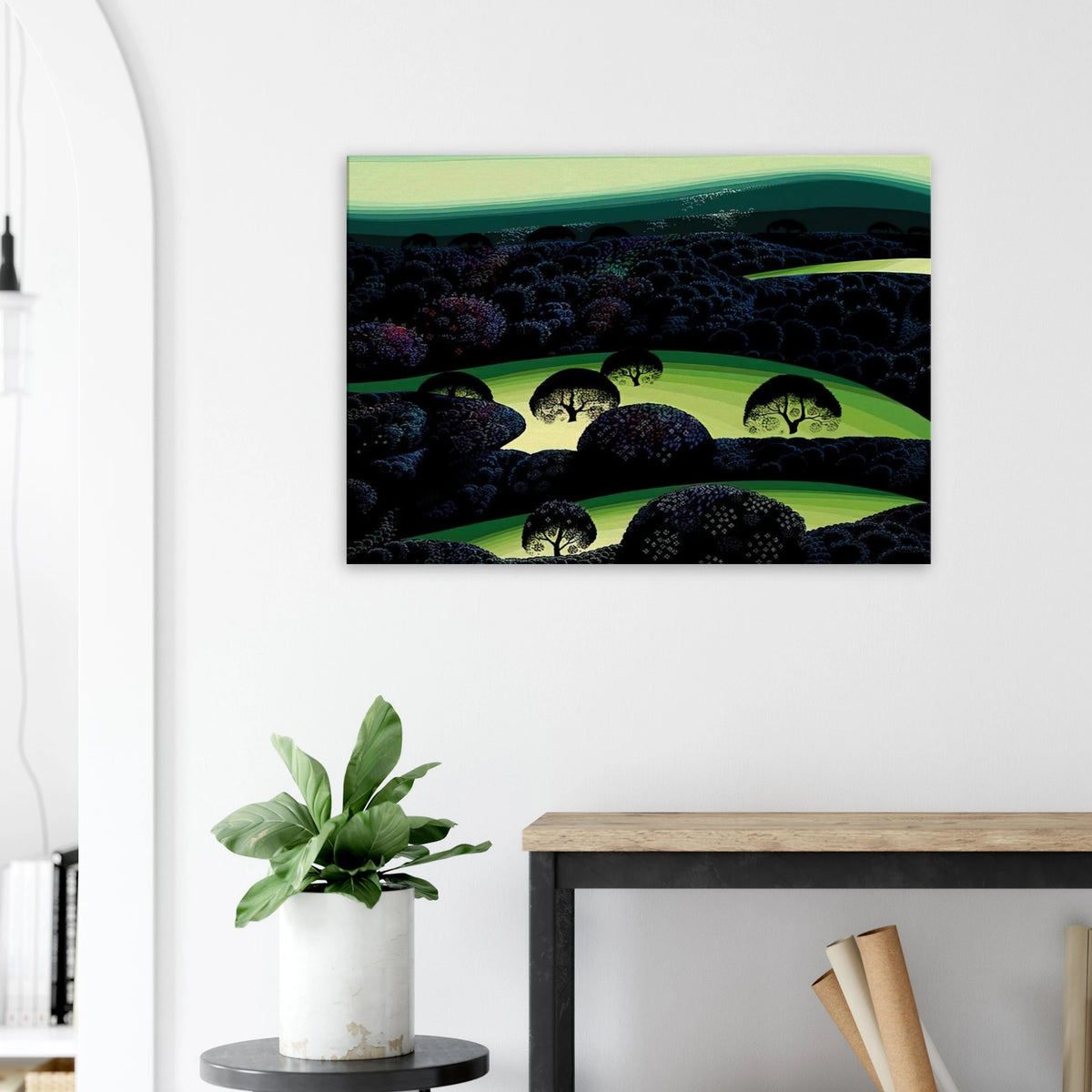 Nocturne Canvas | Eyvind Earle Canvas | Eyvind Earle Prints