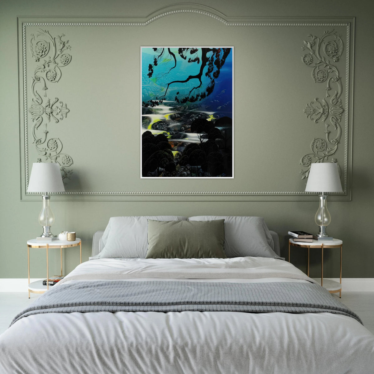 Days End Framed Poster | Eyvind Earle Framed Prints Wall Art | Eyvind Earle Prints