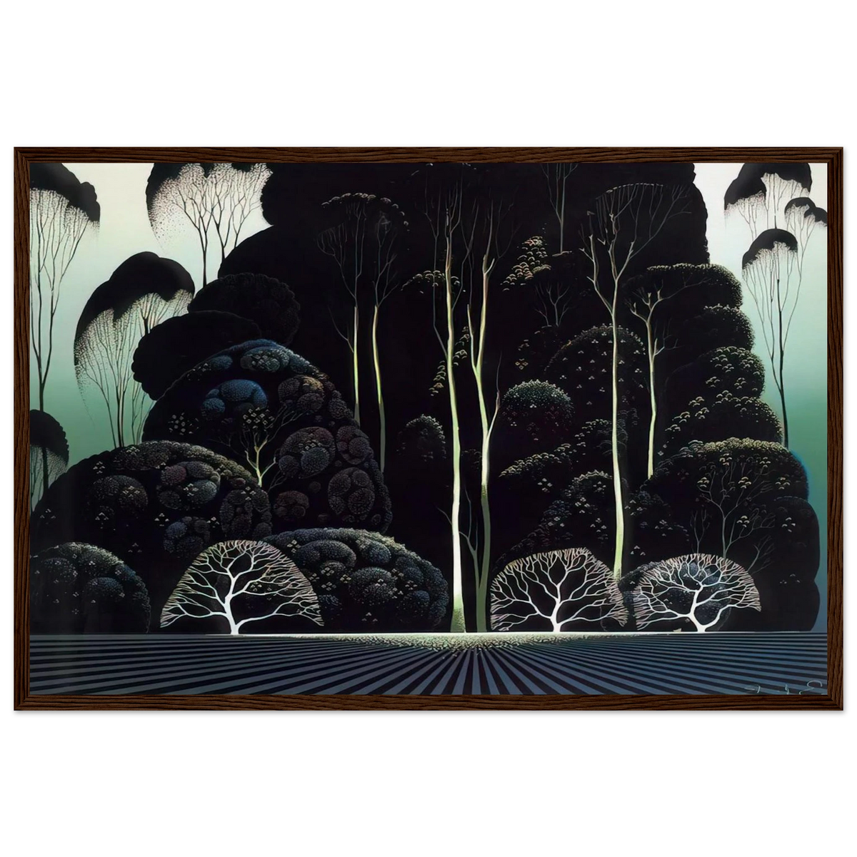 Eucalyptus Framed Poster | Eyvind Earle Framed Prints Wall Art | Eyvind Earle Prints