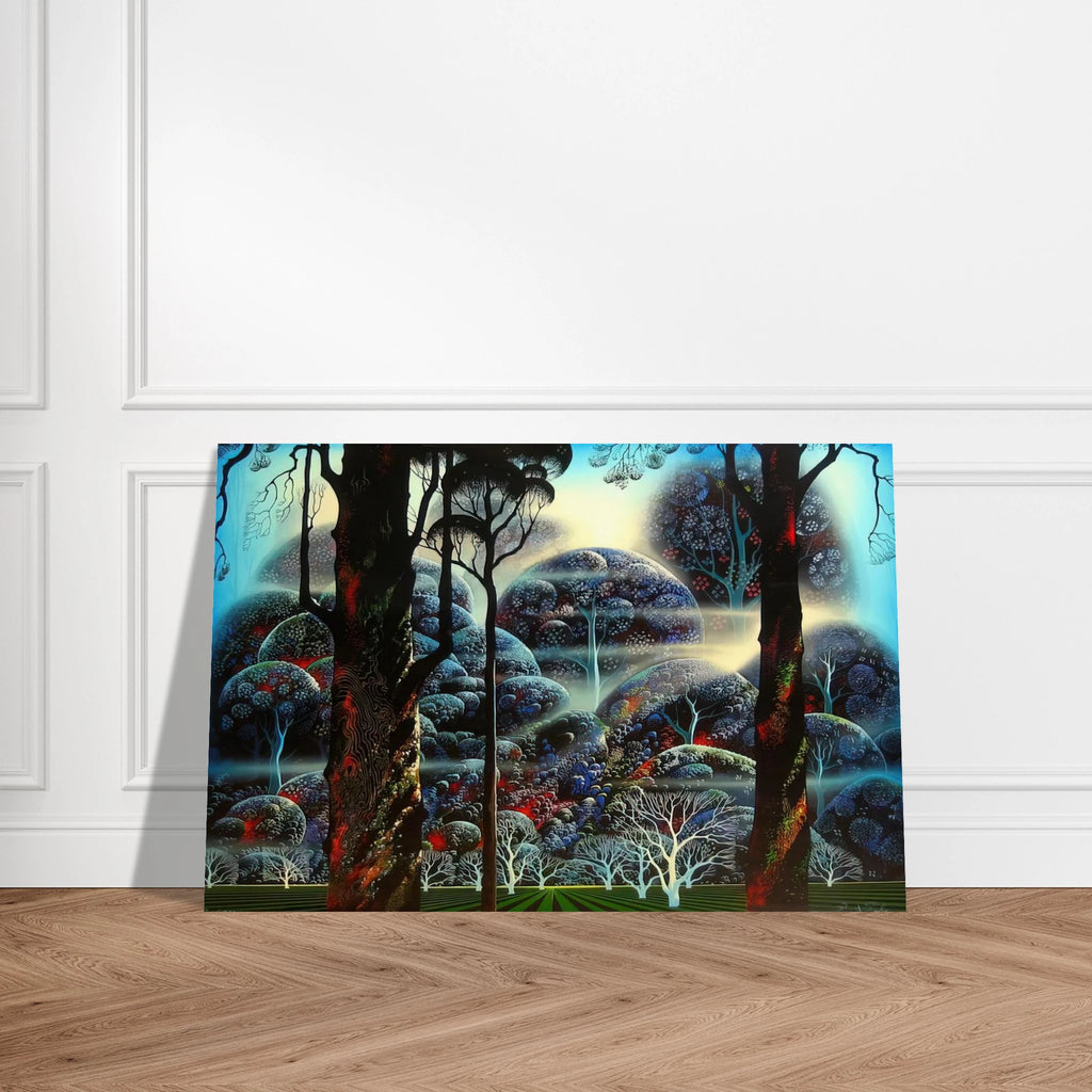 Mist in the Dark Woods Poster | Eyvind Earle Poster | Eyvind Earle Prints