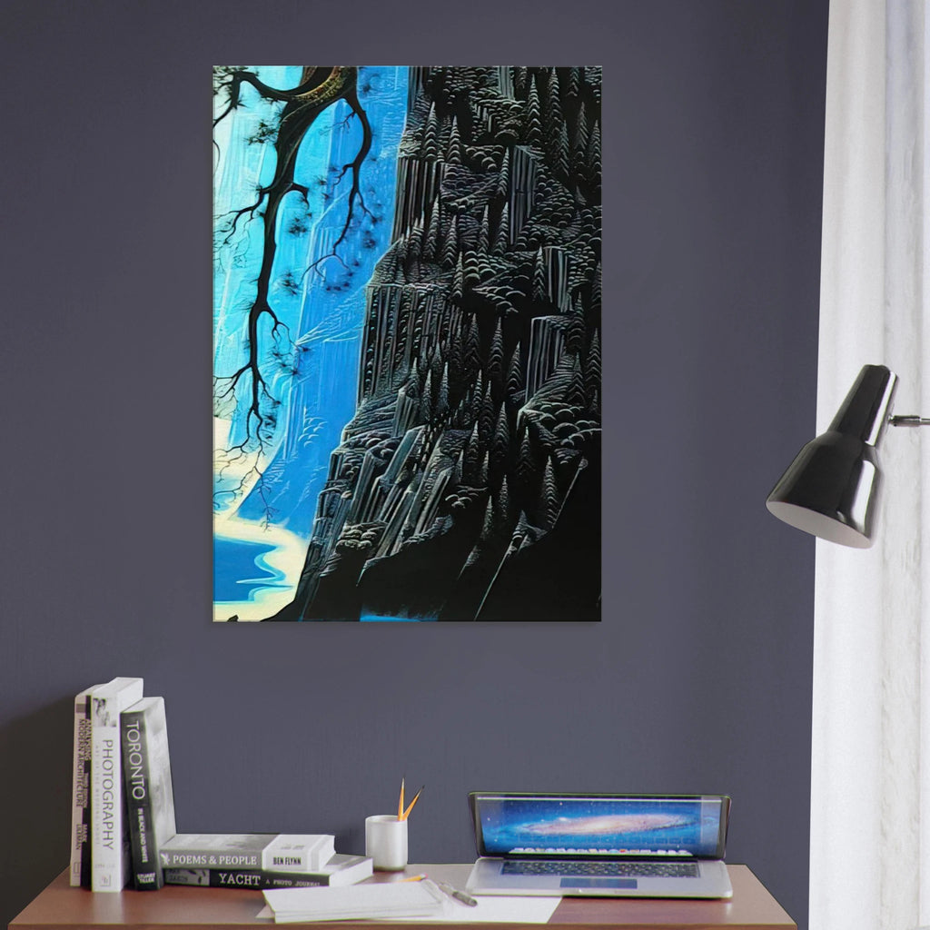 Cliffs Ascending Canvas | Eyvind Earle Canvas | Eyvind Earle Prints