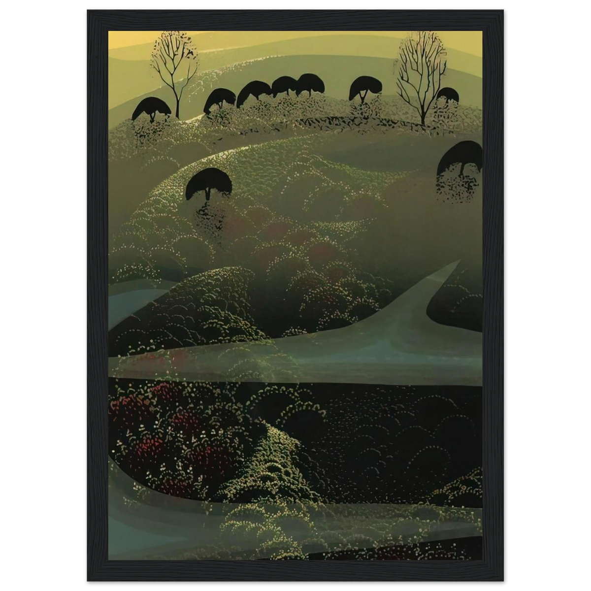 California Miniature Framed Poster | Eyvind Earle Framed Prints Wall Art | Eyvind Earle Prints