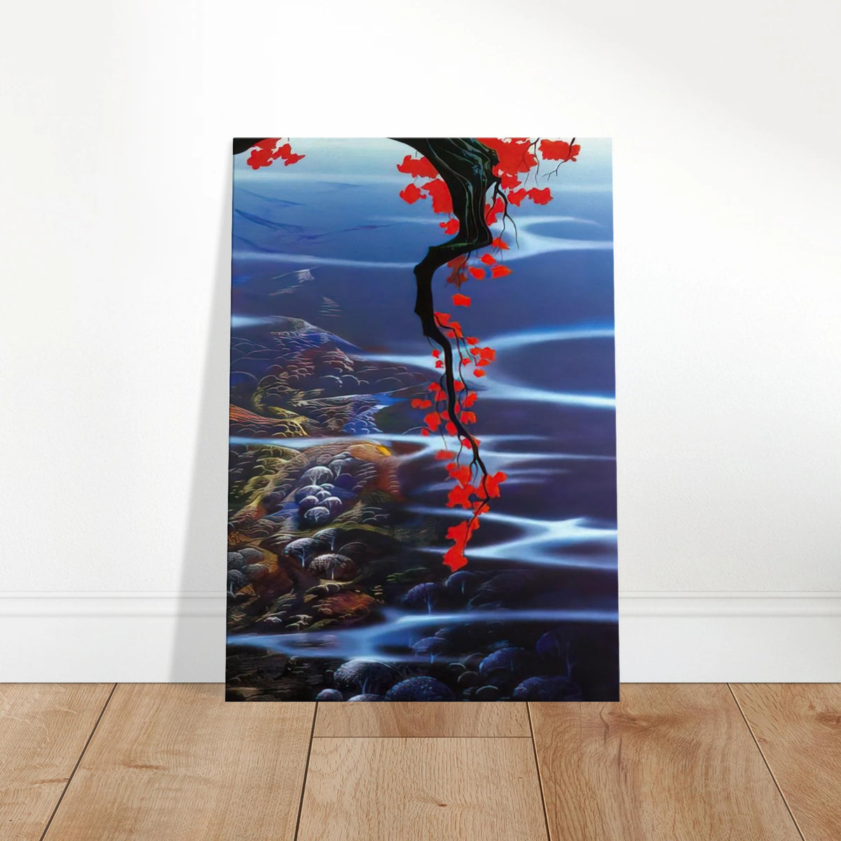 Red Leaves Canvas | Eyvind Earle Canvas | Eyvind Earle Prints