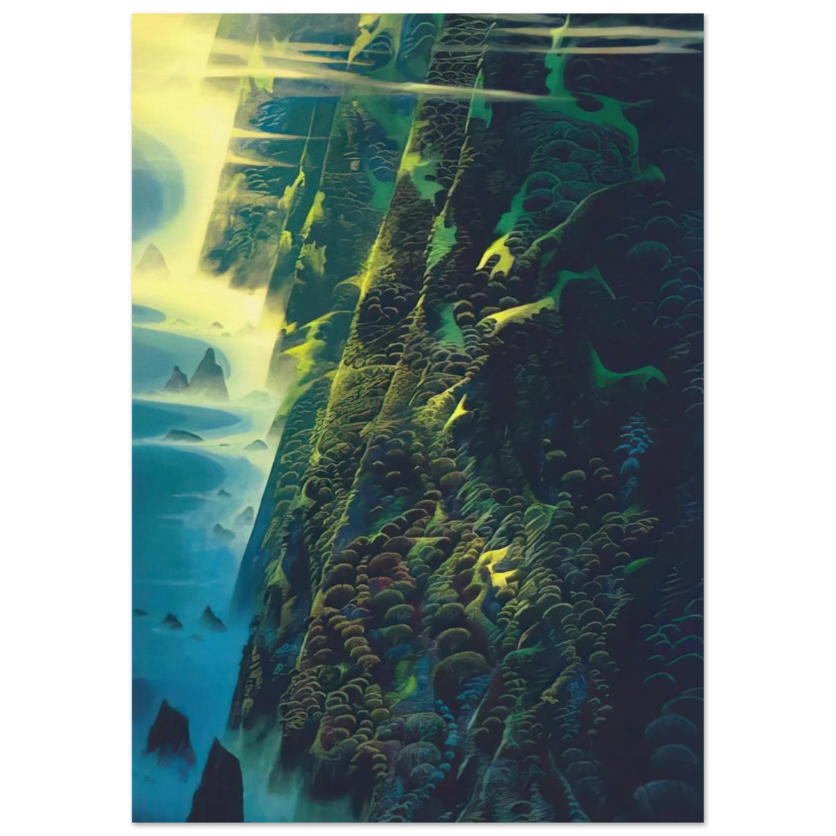 Jeweled Cliffs Poster | Eyvind Earle Poster | Eyvind Earle Prints