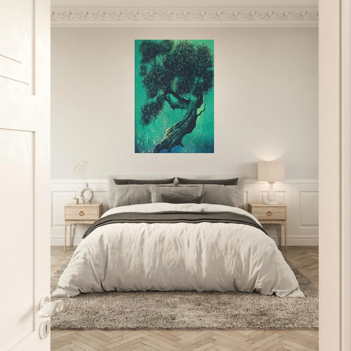 Solitary Bonsai Canvas | Eyvind Earle Canvas | Eyvind Earle Prints