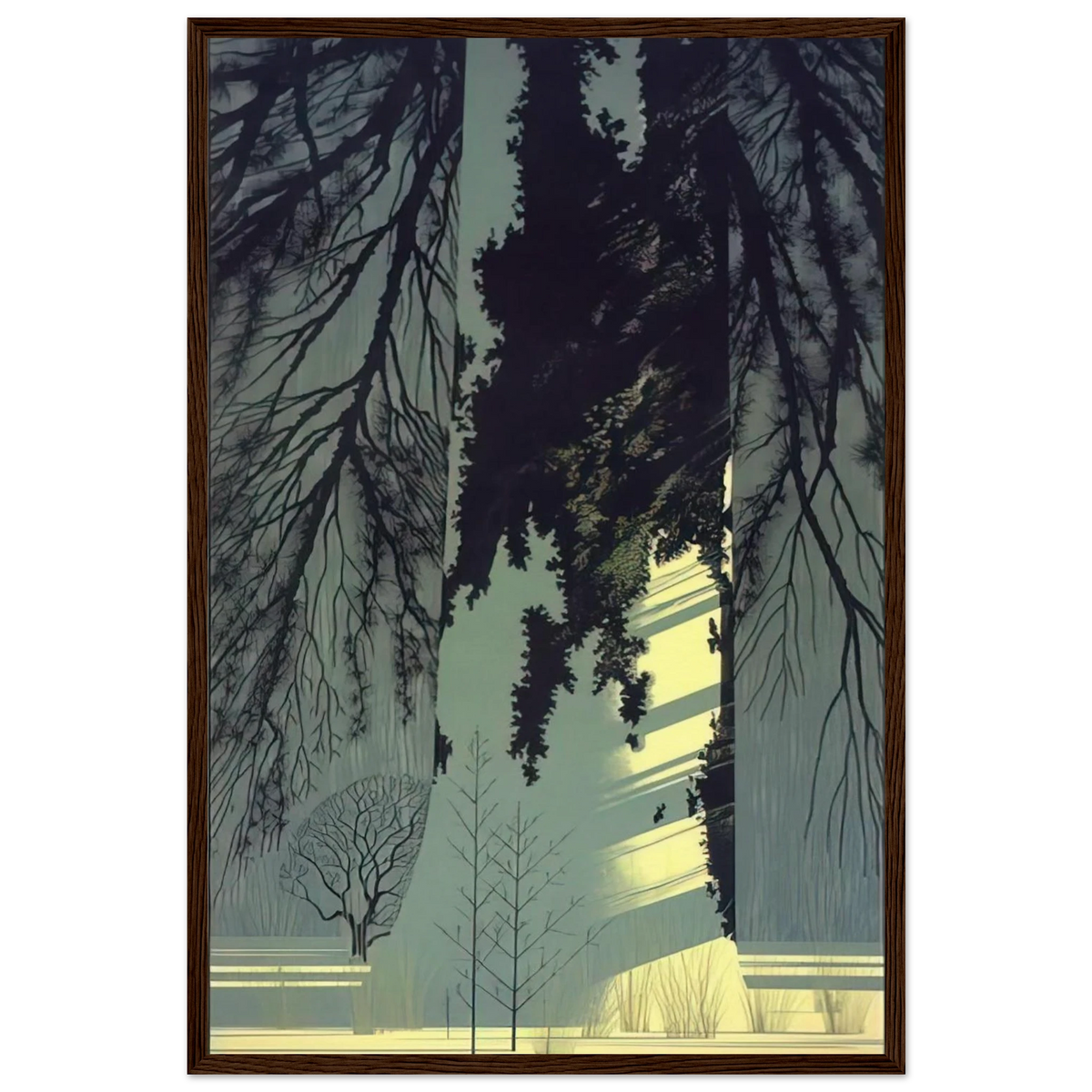 Snow White Framed Poster | Eyvind Earle Framed Prints Wall Art | Eyvind Earle Prints