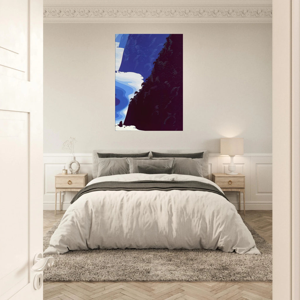 Blue Big Sur Canvas | Eyvind Earle Canvas | Eyvind Earle Prints