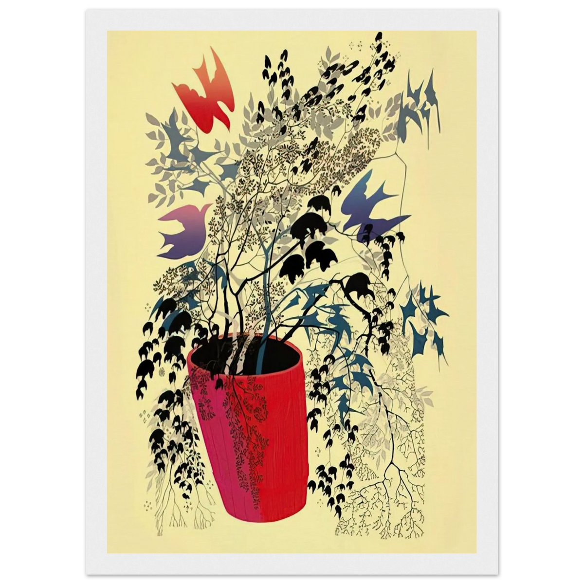Red Barrell Framed Poster | Eyvind Earle Framed Prints Wall Art | Eyvind Earle Prints