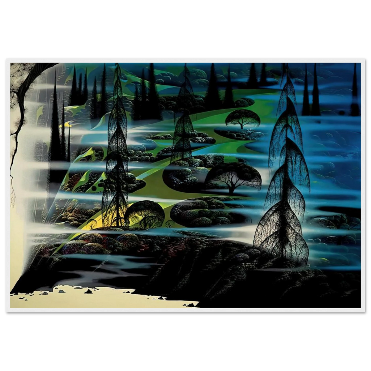 Beauty Beyond Believing Framed Poster | Eyvind Earle Framed Prints Wall Art | Eyvind Earle Prints