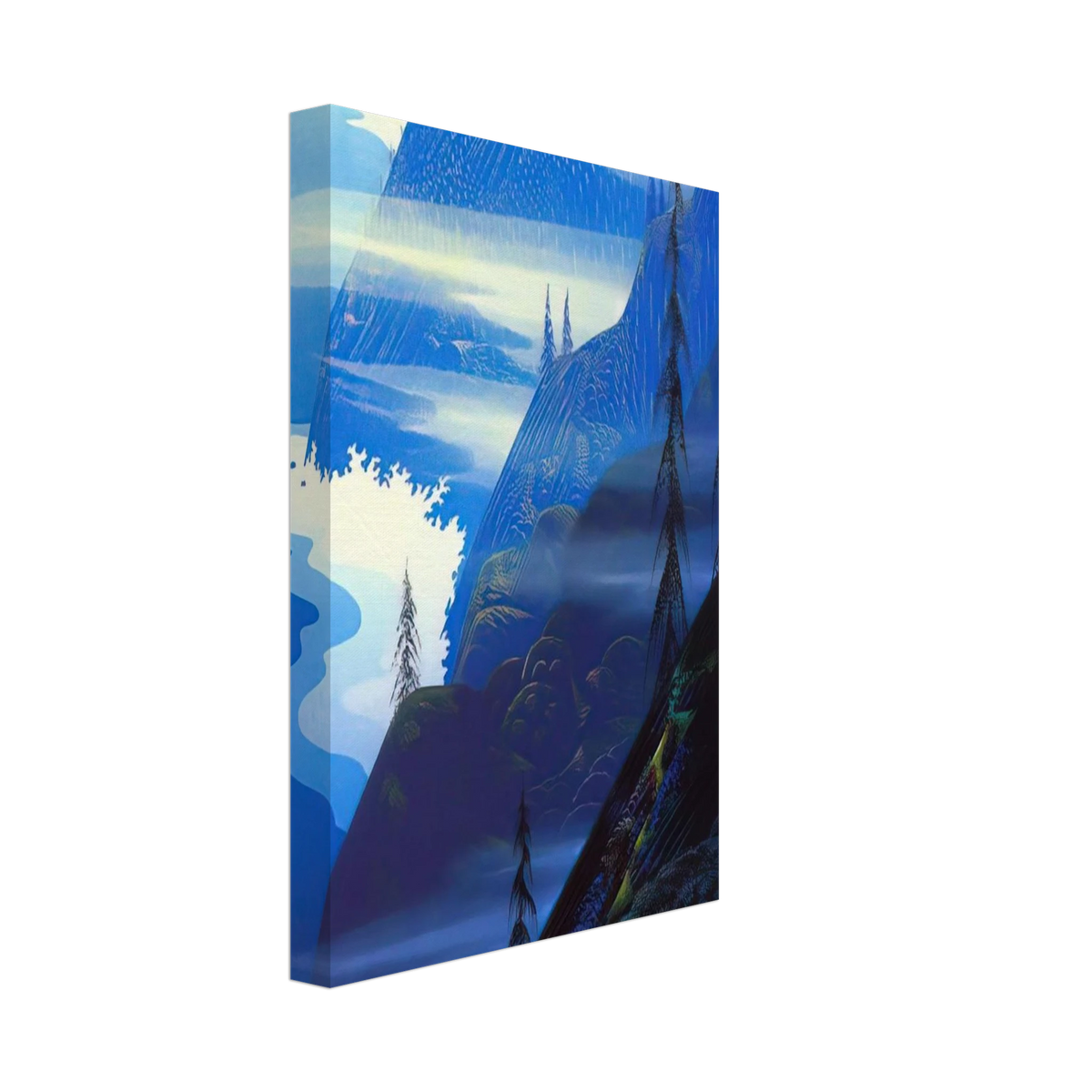 Stardust blue Canvas | Eyvind Earle Canvas | Eyvind Earle Prints