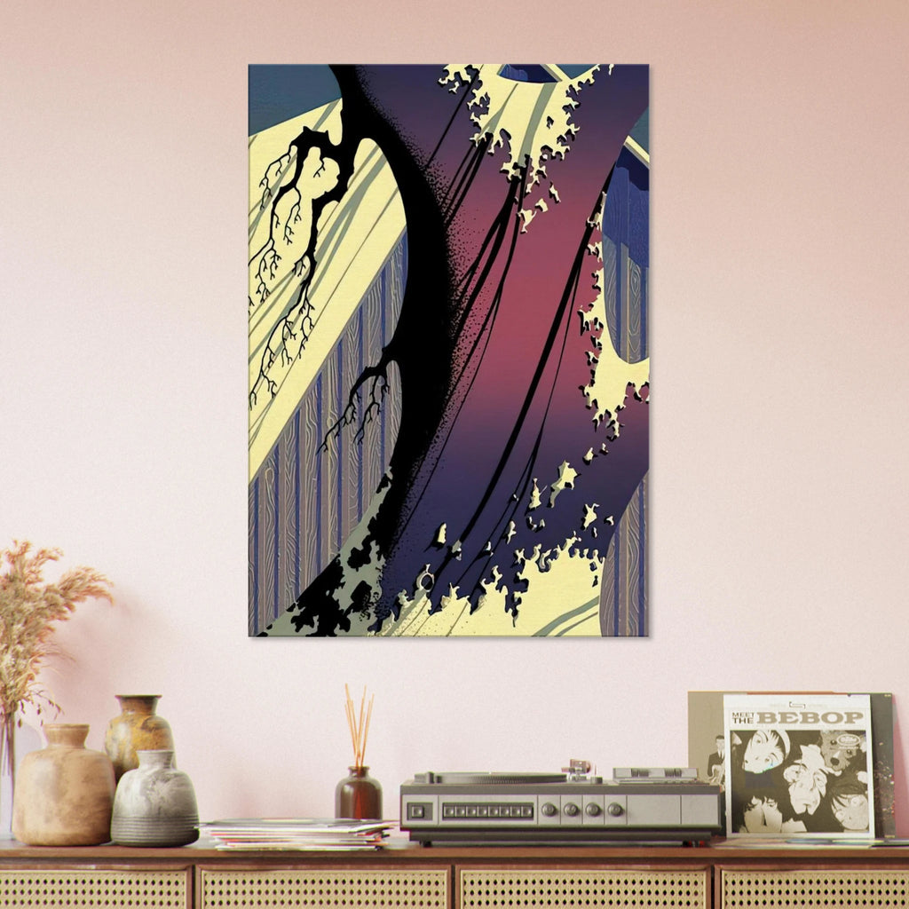 Mauve Barn Canvas | Eyvind Earle Canvas | Eyvind Earle Prints