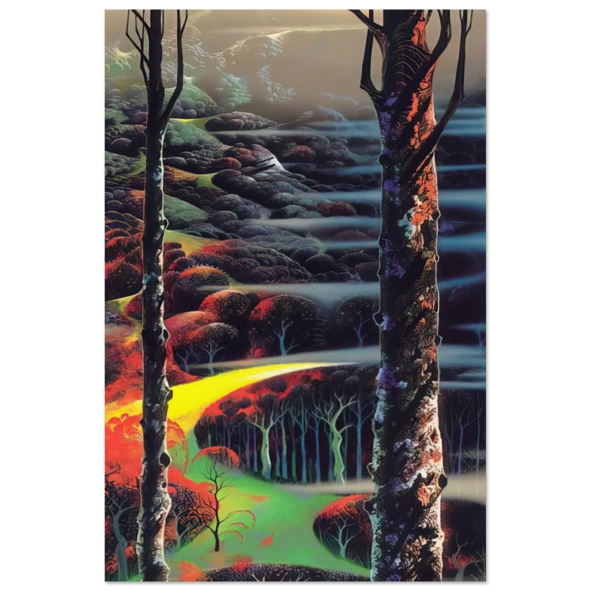 A Touch of Autumn Poster | Eyvind Earle Poster | Eyvind Earle Prints