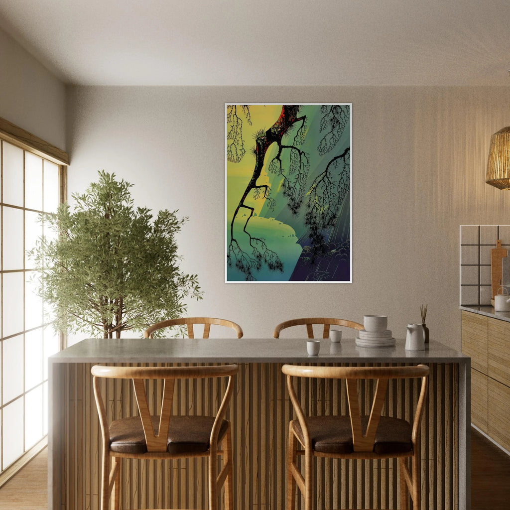 Fog Mist Framed Poster | Eyvind Earle Framed Prints Wall Art | Eyvind Earle Prints