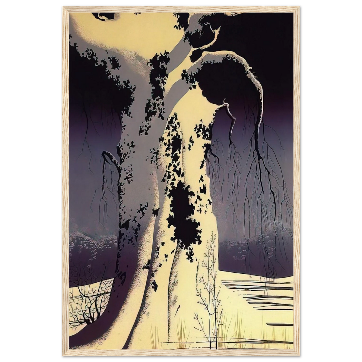Black Oak Framed Poster | Eyvind Earle Framed Prints Wall Art | Eyvind Earle Prints