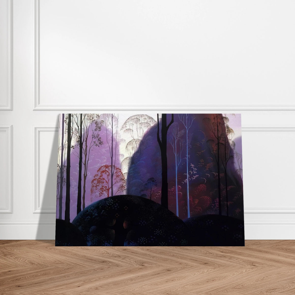 Mauve Redand Purple Canvas | Eyvind Earle Canvas | Eyvind Earle Prints