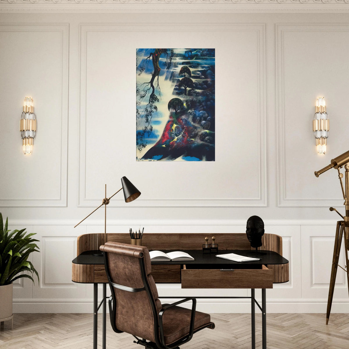 Summer Morning Mist Canvas | Eyvind Earle Canvas | Eyvind Earle Prints