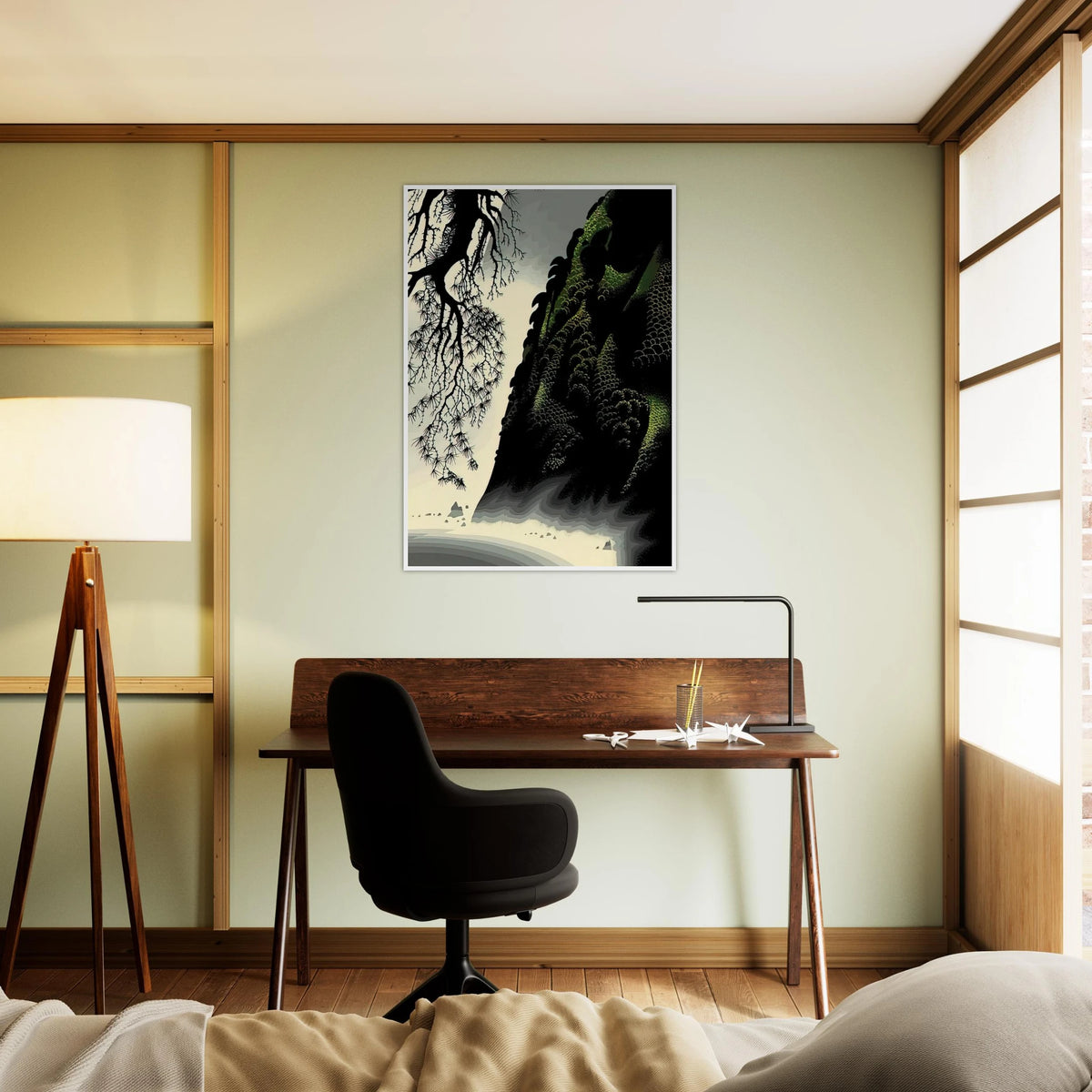 Little Big Sur Framed Poster | Eyvind Earle Framed Prints Wall Art | Eyvind Earle Prints
