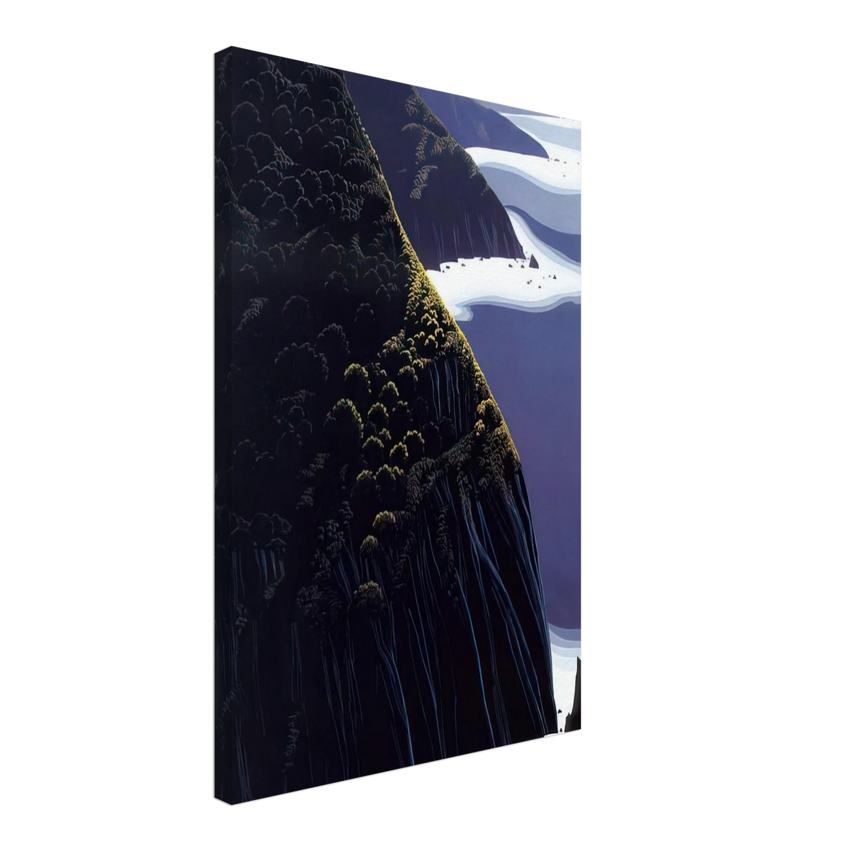 Gray Big Sur Canvas | Eyvind Earle Canvas | Eyvind Earle Prints