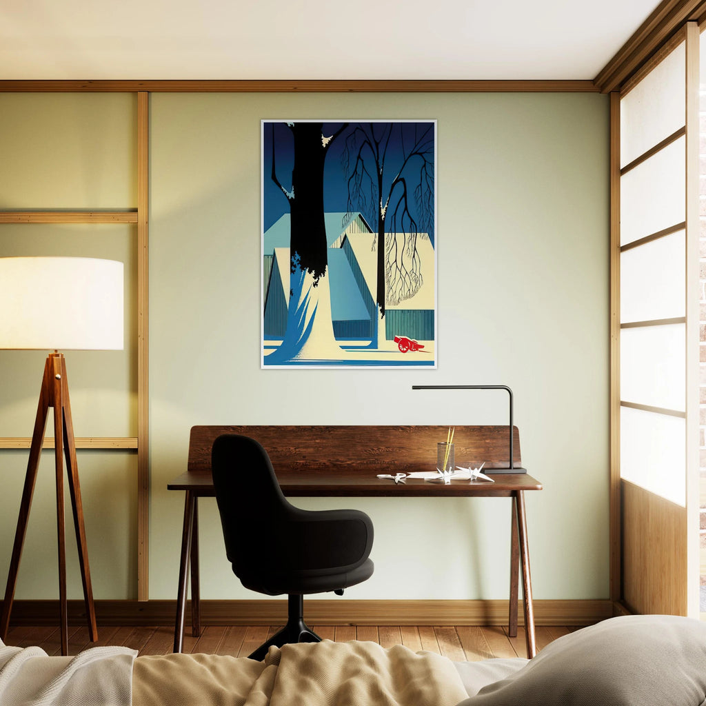 Turquoise Framed Poster | Eyvind Earle Framed Prints Wall Art | Eyvind Earle Prints