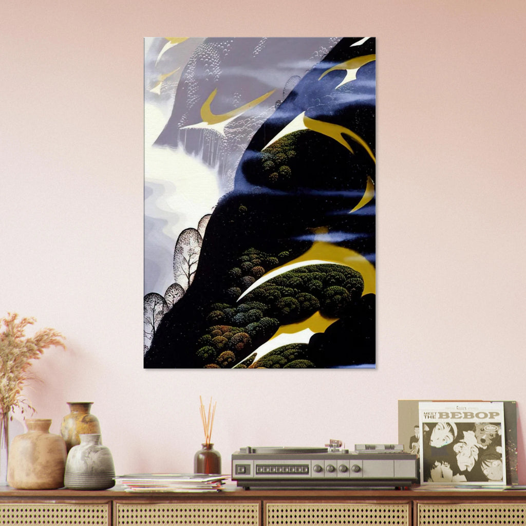 Copy of Sea mist and Pastures Canvas | Eyvind Earle Canvas | Eyvind Earle Prints