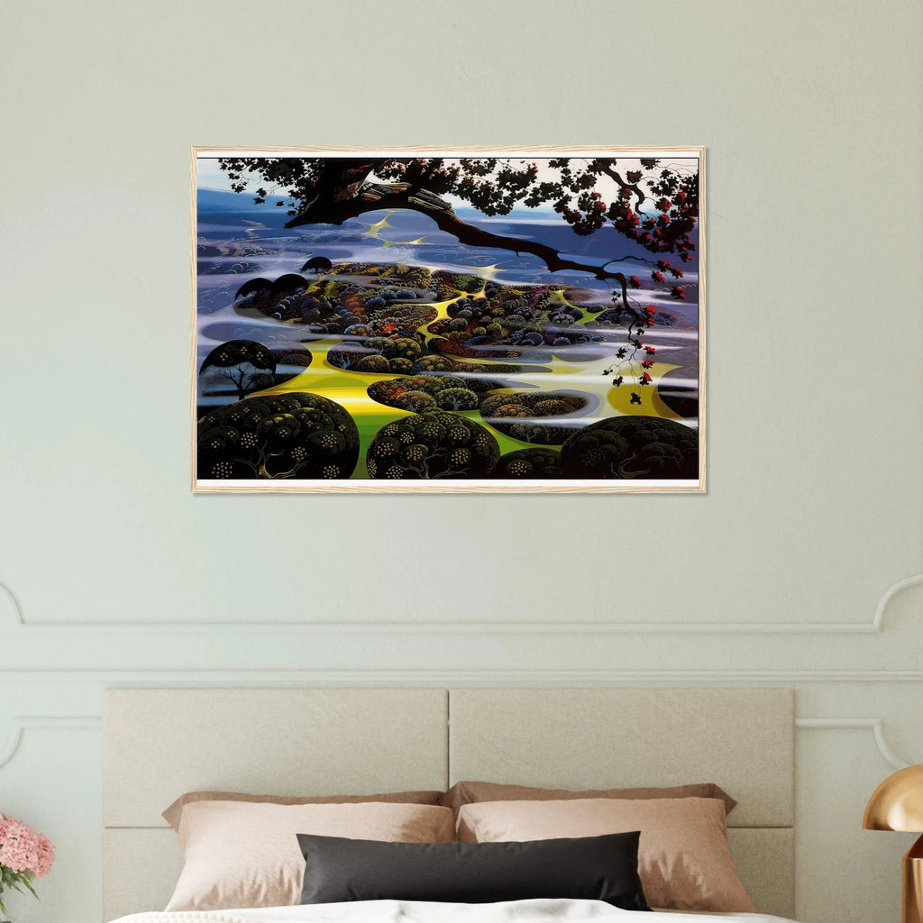 Mystic Mountain Framed Poster | Eyvind Earle Framed Prints Wall Art | Eyvind Earle Prints